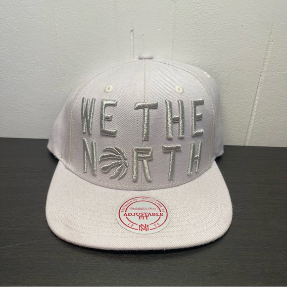 Mitchell & Ness Other - Mitchell & Ness NBA We The North, Toronto Raptors White Snapback Hat.